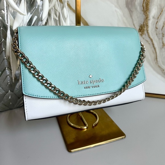 Kate Spade Mint and White Crossbody Bag - Picture 1 of 14